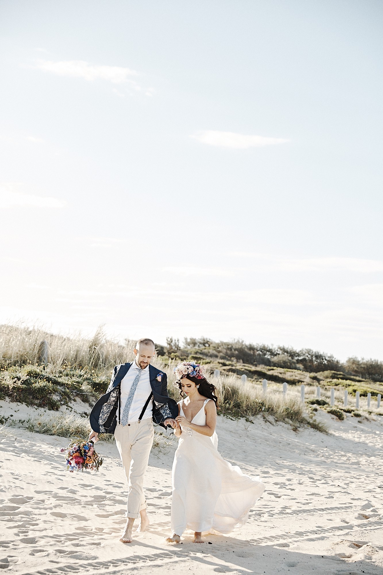 Enjoy a moment of tranquility on during their Beach Wedding Ceremony