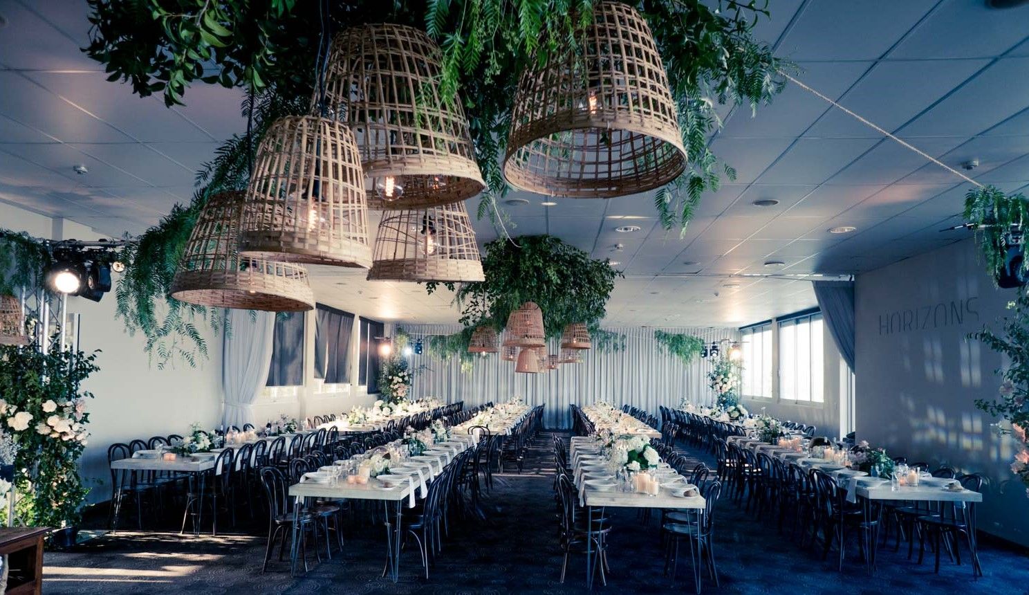 Horizons Transformed into an oasis at the Beach with specialised installation and lighting all done in house